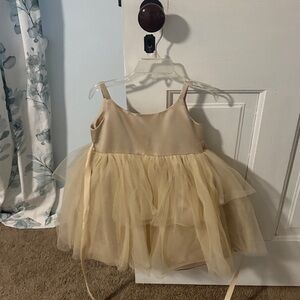 Us Angels Cream Tulle Dress